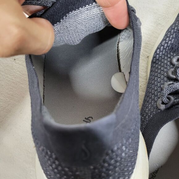 Allbirds Shoes Womens Size 12.5M Black Grey Running Sneakers Athletic Gym Track - Picture 15 of 16